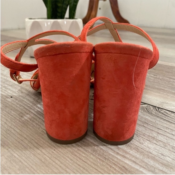 J. Crew Orange Ruffle Sandals - Picture 9 of 10